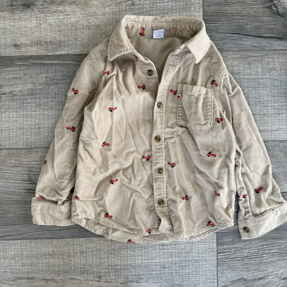 5T Boys Old Navy Cable Knit Sweater Fisherman Corduroy Button Up Champion Hoodie